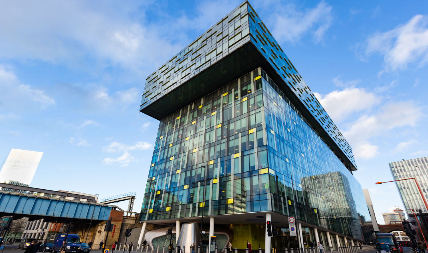 Modern commercial building in London