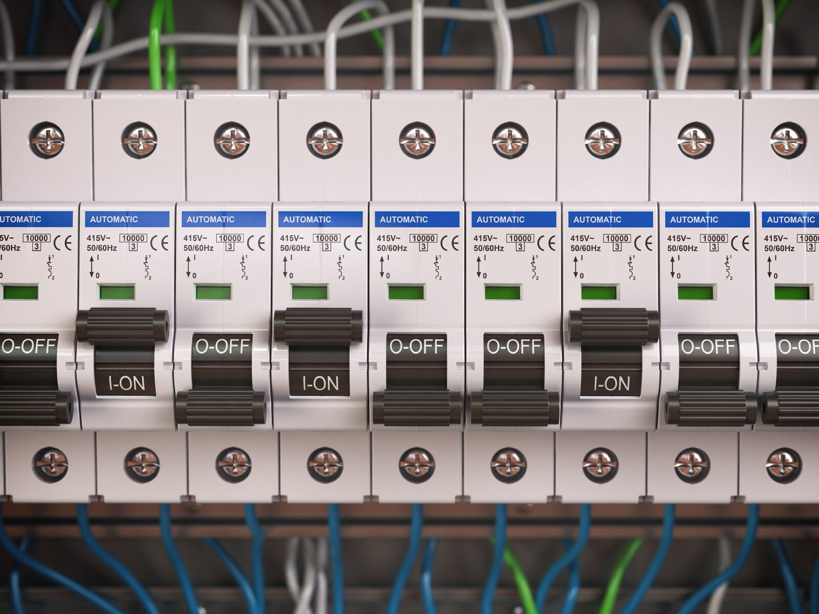 Commercial electrical distribution board installed by Landsee